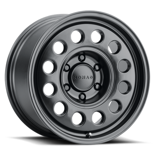 Nomad N501SB Convoy 18x8in / 5X120 BP / 44mm Offset / 73.1mm Bore - Satin Black
