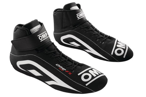 OMP ONE EVO FX SHOES FIA 8856-2018 BLACK SZ 46