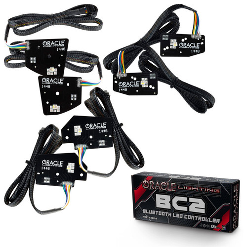 Oracle 19-21 RAM 1500 Projector LED Headlight DRL Kit - RGBW+A w/ BC1 Controller