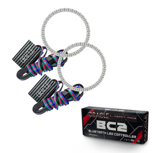 Oracle Ram 13-18 Projector Headlight Halo Kit - ColorSHIFT w/ BC1 Controller