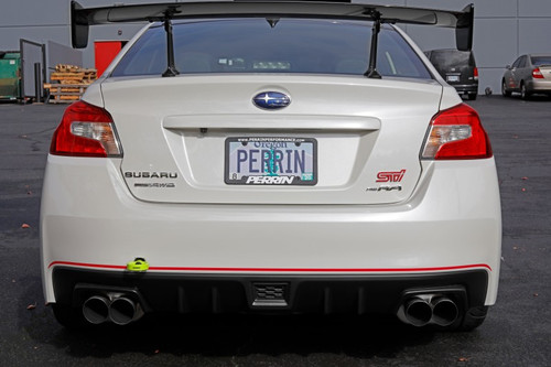 PERRIN 15-21 Subaru WRX/STI / 24-26 Crosstrek / 25-26 Forester Tow Hook Kit (Rear) - Neon Yellow