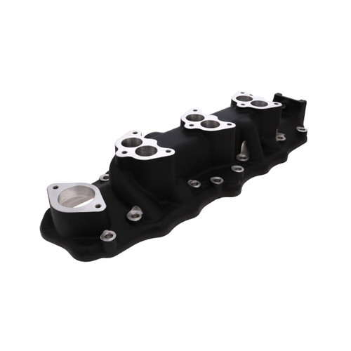 1949-1953 Ford & Mercury Flathead 8BA 8RT Triple Deuce 3x2 Aluminum Intake Manifold - Black