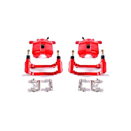 Power Stop 01-03 Acura CL Front Red Calipers w/Brackets - Pair