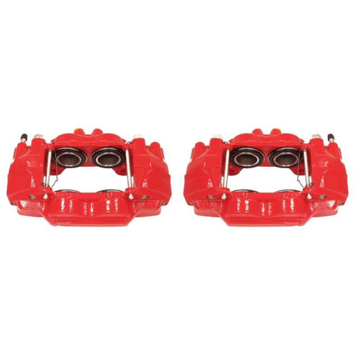 Power Stop 03-09 Toyota 4Runner Front Red Calipers w/o Brackets - Pair