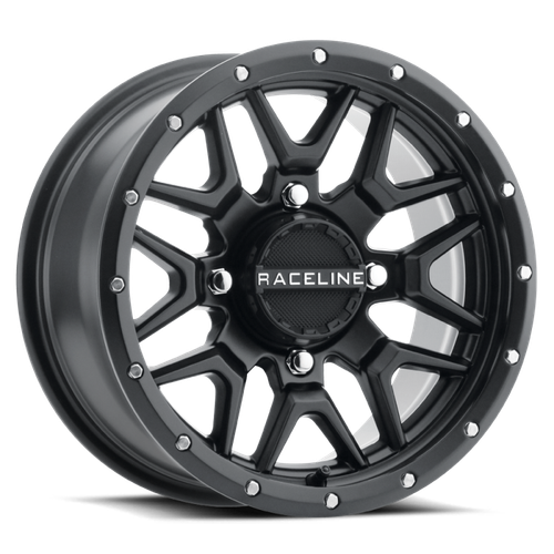 Raceline A94B Krank 14x7in / 4x137 BP / 10mm Offset / 110.18mm Bore - Satin Black Wheel