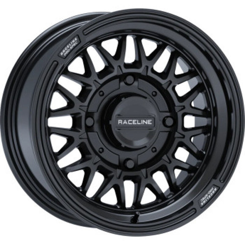 Raceline A13GB Omega 15x10in/4x156 BP / 0mm Offset /132.5mm Bore - Gloss Black Wheel