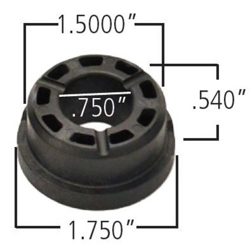 Ridetech Delrin Control Arm Single Bushing (1.5in Large OD / .750 ID / .785in OAL)