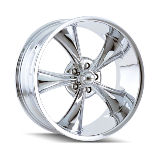 Ridler 695 17x7 / 5x114.3 BP / 0mm Offset / 83.82mm Hub Chrome Wheel