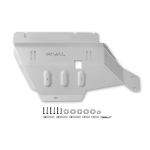 RIVAL 2015-2026 Ford F150 Ecoboost Powerboost Aluminum Transfer Case Skid Plate