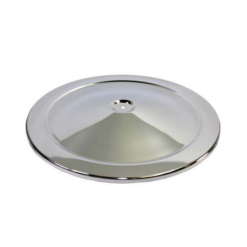 14" Muscle Car Style Steel Air Cleaner Top - Chrome