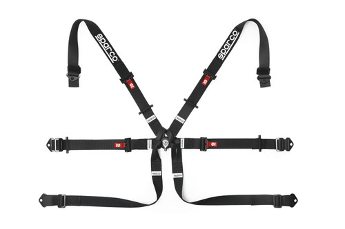 Sparco Belt 6 PNT 2in Formula BLK