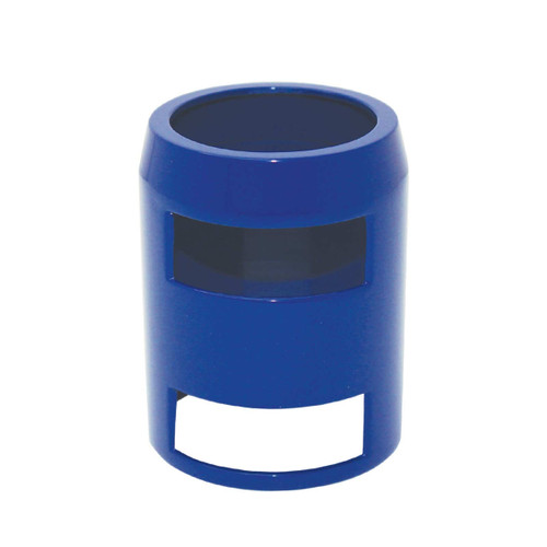 1 5/8" Aluminum Radiator Hose End Cap - Blue