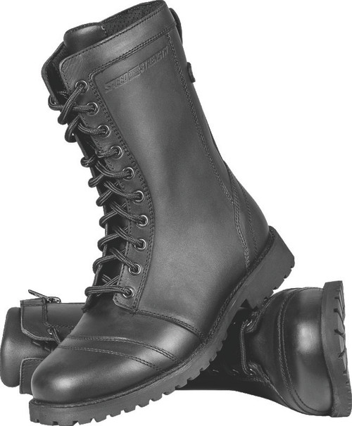 Speed and Strength Fast Times Leather Boots Black Womens Size - 6