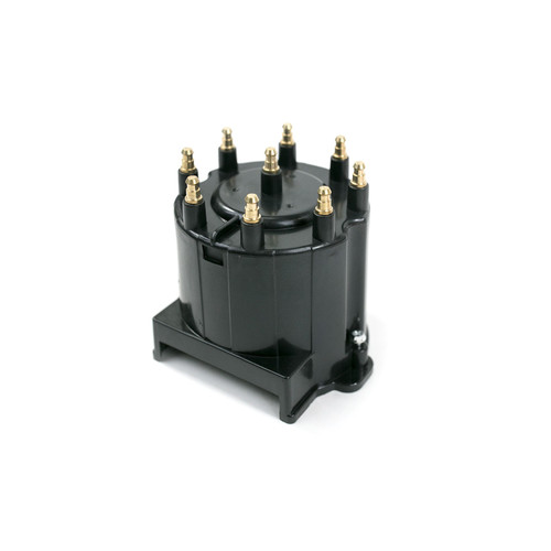 8-Cylinder GM EFI Distributor Cap & Rotor Kit - Black