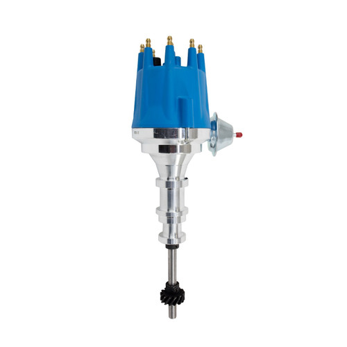 8-Cylinder Female Pro Series Distributor Cap & Rotor Kit - Blue