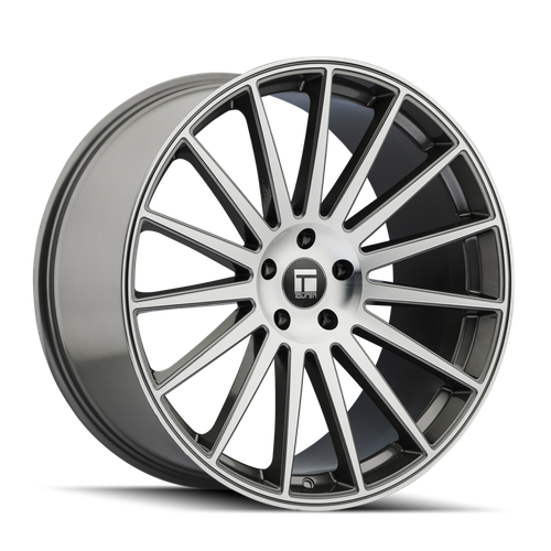 Touren 3292 TR92 20x10.5 / 5x114.3 BP / 35mm Offset / 72.6mm Hub Gloss Graphite Machined Wheel