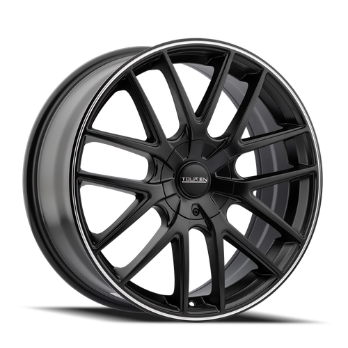 Touren 3260 TR60 18x8 / 5x110/115 BP / 40mm Offset / 72.62mm Hub Matte Black Machined Wheel