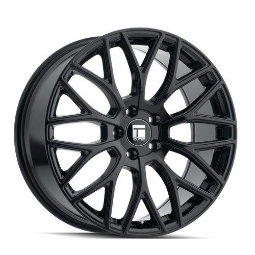 Touren 3276 TR76 18x8 / 5x112 BP / 35mm Offset / 66.56mm Hub Gloss Black Wheel