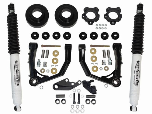 Tuff Country 2022+ Toyota Tundra 3in Lift w/ Boxed Uniball Control Arms w/ Front Diff Drop & Shocks