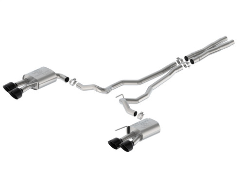 2024-2025 Mustang 5.0L Sport Non-Active With Valance-Black Tip (M-5200-M5SBV)