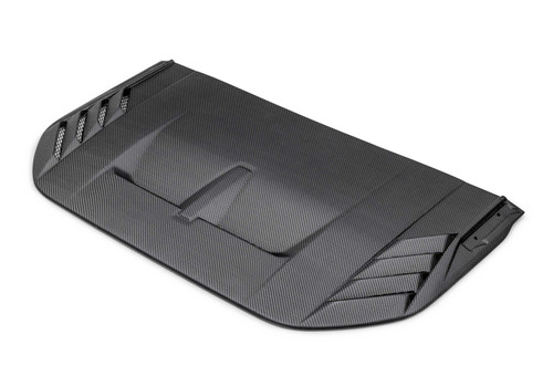 2022-2025 Bronco Raptor Carbon Fiber Hood Vent-Matte (M-16628-BM)