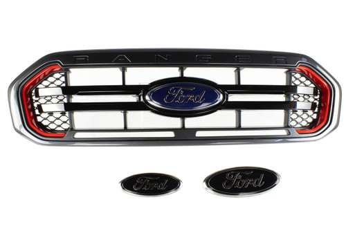 2019-2023 Ranger Tremor Grille And Ford Oval Package (M-8200-TMR)