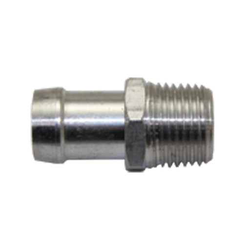 Aluminum 1/2" NPT to 5/8" Hose Barb Heater Hose Fitting