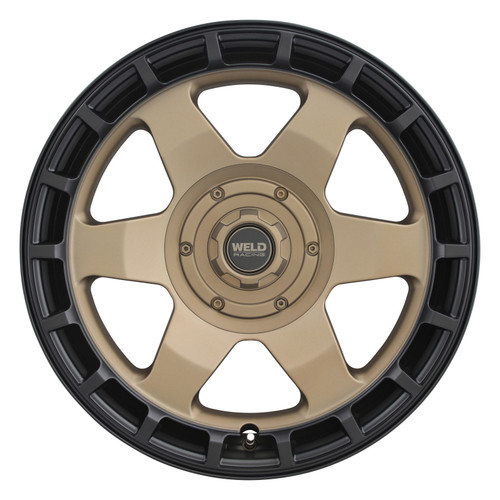 Weld Off-Road Ridge 20x9 - 6x135 / 6x139.7 BP - ET0 - 106.1mm CB - Satin Bronze Wheel (Black Ring)