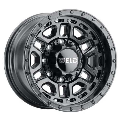 Weld Off-Road Crux 20x12in / 5x127 BP / ET -44 / 87.1mm Bore - Satin Black Wheel