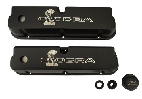 Black Satin Valve Covers (M-6582-LE302SBK)