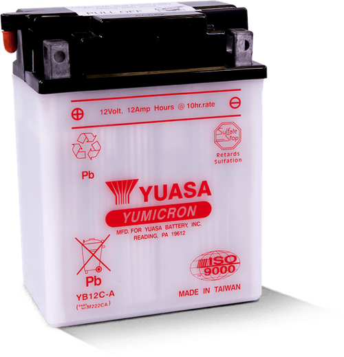 Yuasa YB12C-A Yumicron 12-Volt Battery
