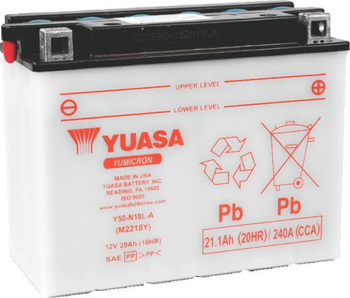 Yuasa Y50-N18L-A Yumicron 12-Volt Battery