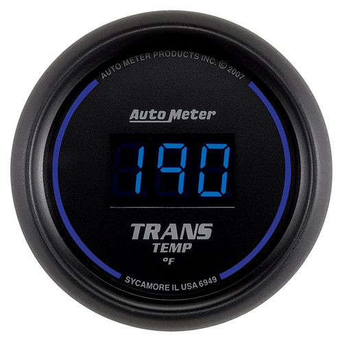 Autometer 52.4mm Black Digital Trans Temperature Gauge