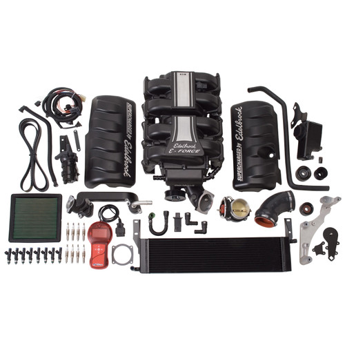 Edelbrock Stage 1 Supercharger Kit #1580 For 2005-09 Mustang GT 4.6L 3V W/ Tune (1580)