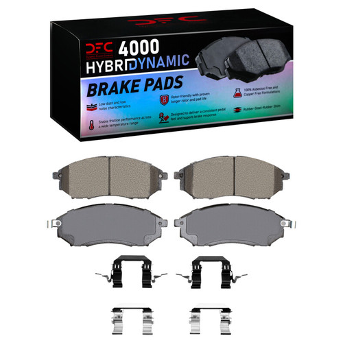 DFC 09-13 Infiniti G37 Front 4000 HybriDynamic Brake Pads and Hardware Kit