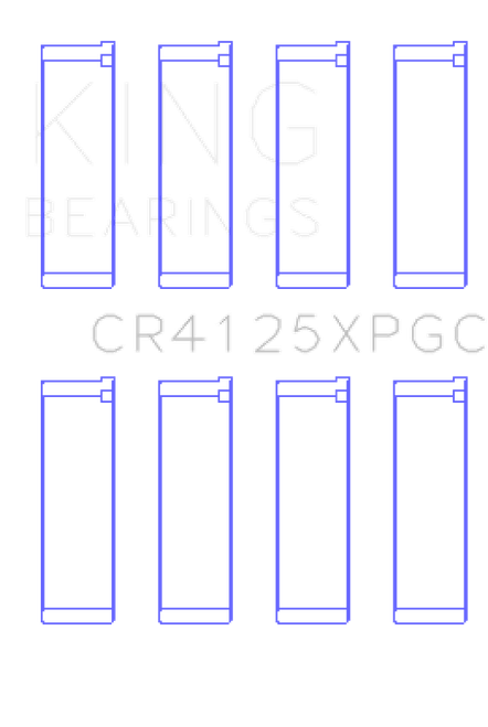 King Subaru EJ20/EJ22/EJ25 (Suites 52mm Journal Size) Tri-Metal Coated Rod Bearing Set - Size STD