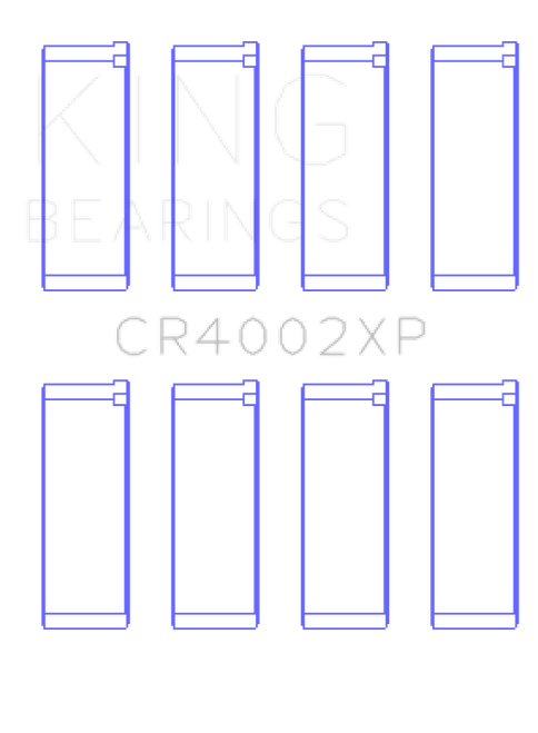 King Engine Bearings Mazda B6/B6-T/ZM/B3/B5 Connecting Rod Bearings (Set of 4) - Size +.026mm