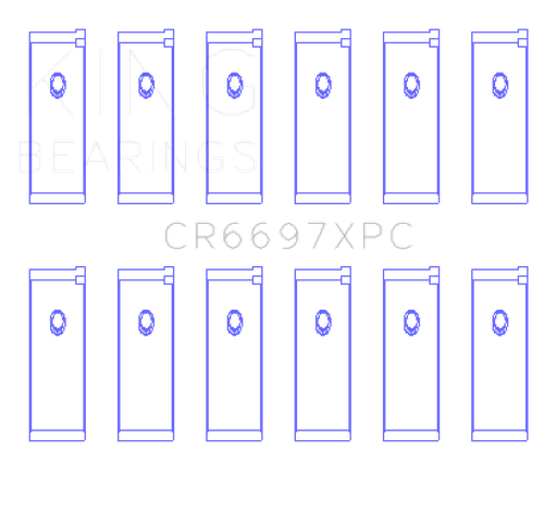 King Engine Bearings Nissan RB25DET/RB26DETT 24V pMaxKote Performance Rod Bearing Set - Size STD