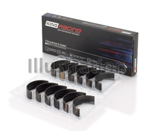 King Engine Bearings 09-15 Nissan GT-R VR38DETT (Size STDX) Tri-Metal Performance Rod Bearing Set