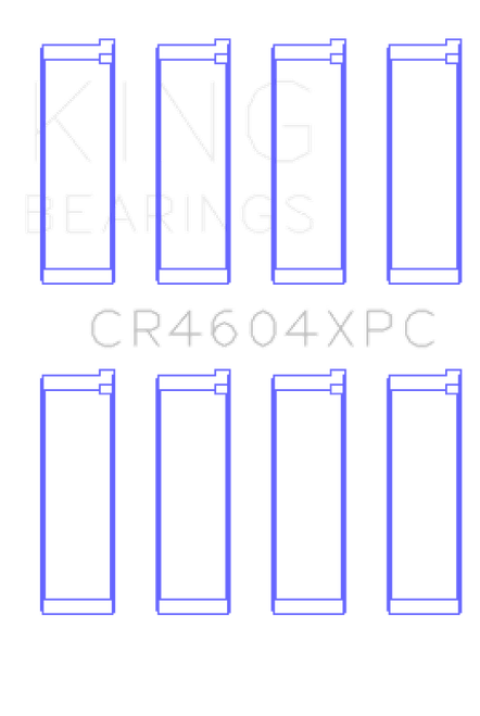 King Engine Bearings Ford 2.3L Duratec Mazda L3-VDT MZR Turbo (Size 0.26) Connecting Rod Bearing Set
