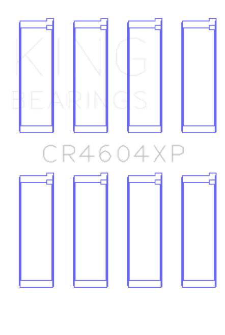 King 07-09 Mazdaspeed 3 L3-VDT MZR DISI (t) Duratec High Performance Rod Bearing Set - Size +0.25mm