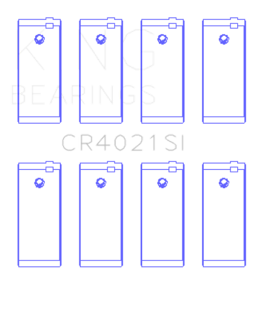 King Engine Bearings Escort 1.9 1987/89 (Size +0.50mm) Connecting Rod Bearing Set