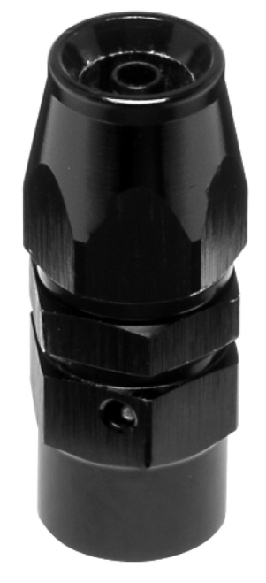 Vibrant -3AN Straight High Flow Hose End Fitting for PTFE Lined Flex Hose - Aluminum