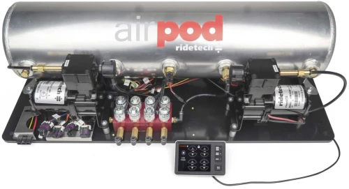 RidePro E5 Air Ride Suspension Control System | 5 Gallon Dual Compressor AirPod
