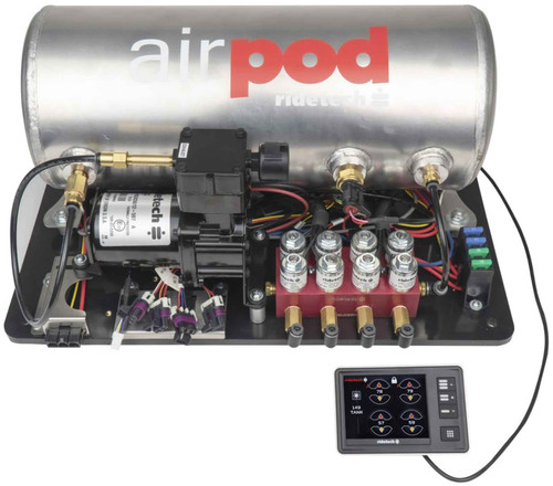 RidePro E5 Air Ride Suspension Control System | 3 Gallon Single Compressor AirPod