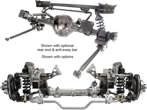 1964.5-1970 Ford Mustang Pro Touring IFS & 4-Link Suspension Package