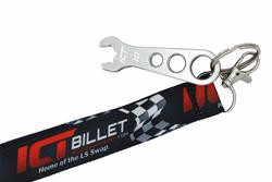 ICT Billet 10mm Billet Aluminum Wrench Keychains 551929-KY01