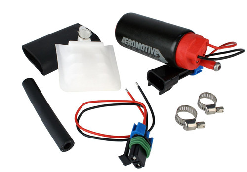 AEROMOTIVE PUMP - STEALTH 340 - OFFSET INLET - INLET INLINE W/ OUTLET - IN-TANK - 11542