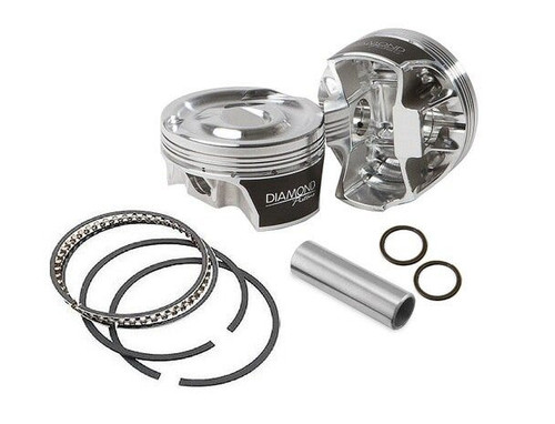 DIAMOND PISTON SET - LS2K 15° - 4.005" BORE - 4.000" STROKE - 6.125" ROD - 3CC FLAT TOP - 21511-RS-8