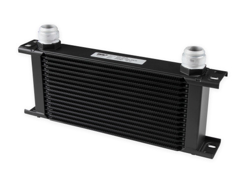 EARLS ULTRAPRO OIL COOLER - 16 ROW - WIDE - BLACK - 416-16ERL